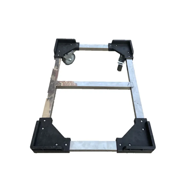 Customize detachable ESD stainless steel aluminum plastic moving crates box dolly for logistics turnover