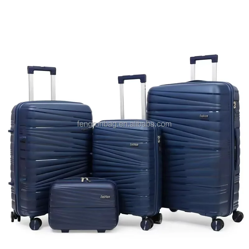 Universal Wheels Spinner Suitcase For Traveling High Quality Pp Unisex Trolly Luggage Carry-on