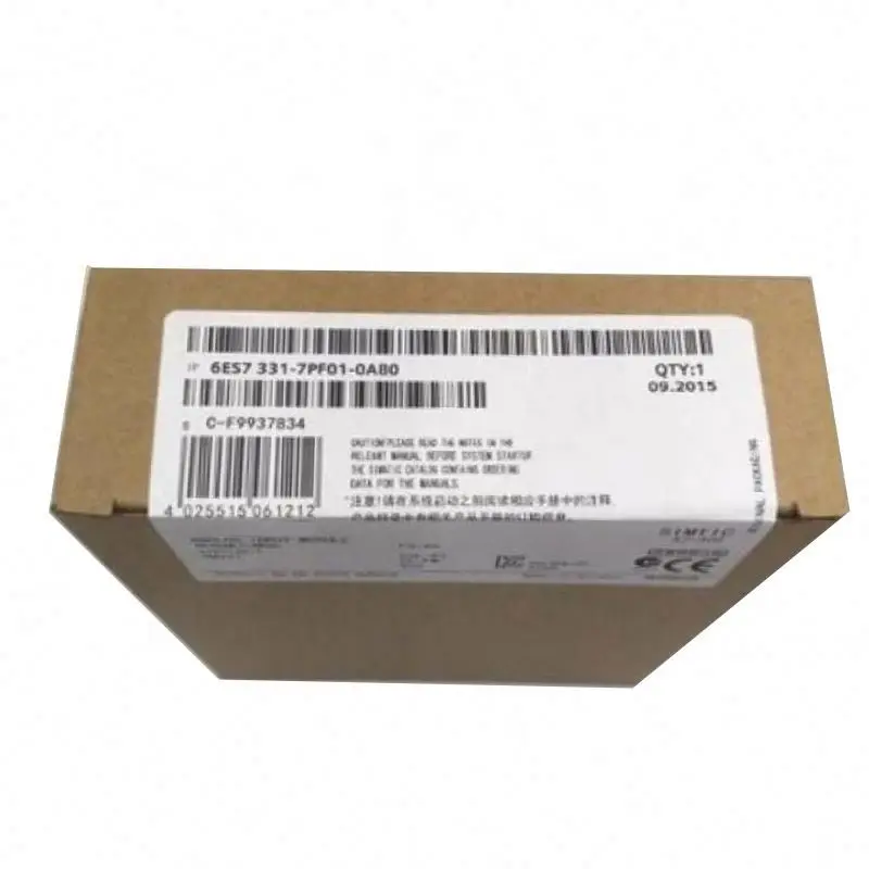 New Original 6ES7331-7PF01-9AM0 6es73317pc019am0 SIMATIC S7-300 PLC Module Stock In Warehouse