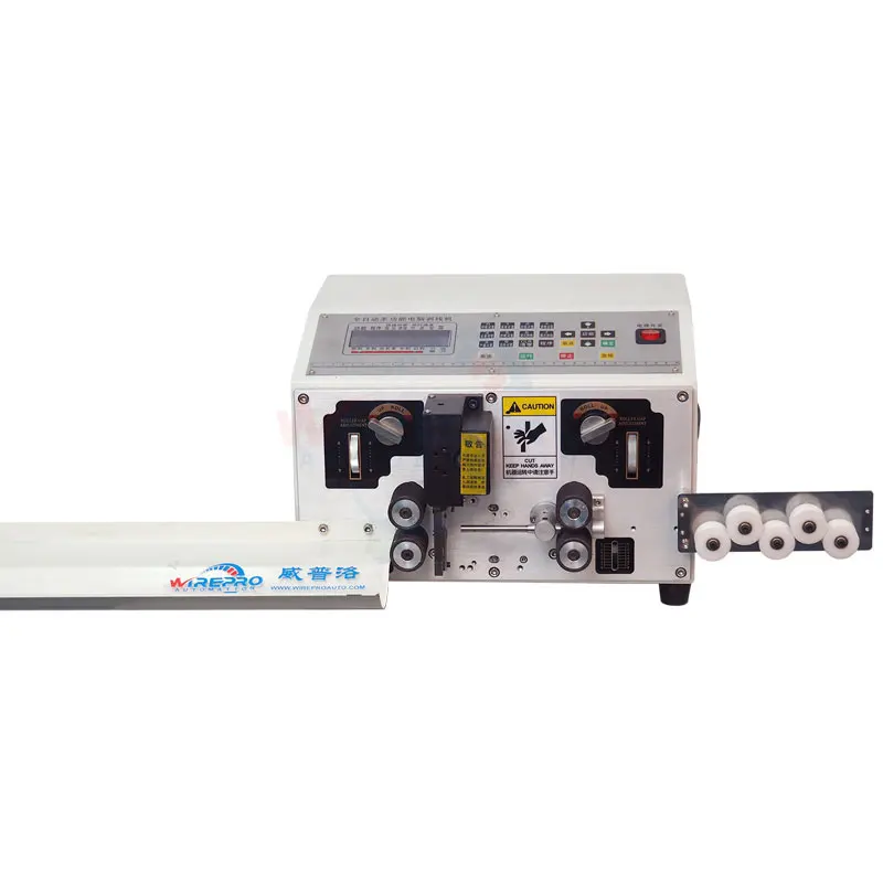 SU-A41 fully automatic electric stripper different model electronic wire cut strip machine