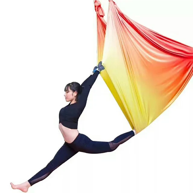 Hot Sale Aerial Yoga Swing and Hammock Gym Pilates Equipment Made of Durable Nylon for Aerial Yoga Practice