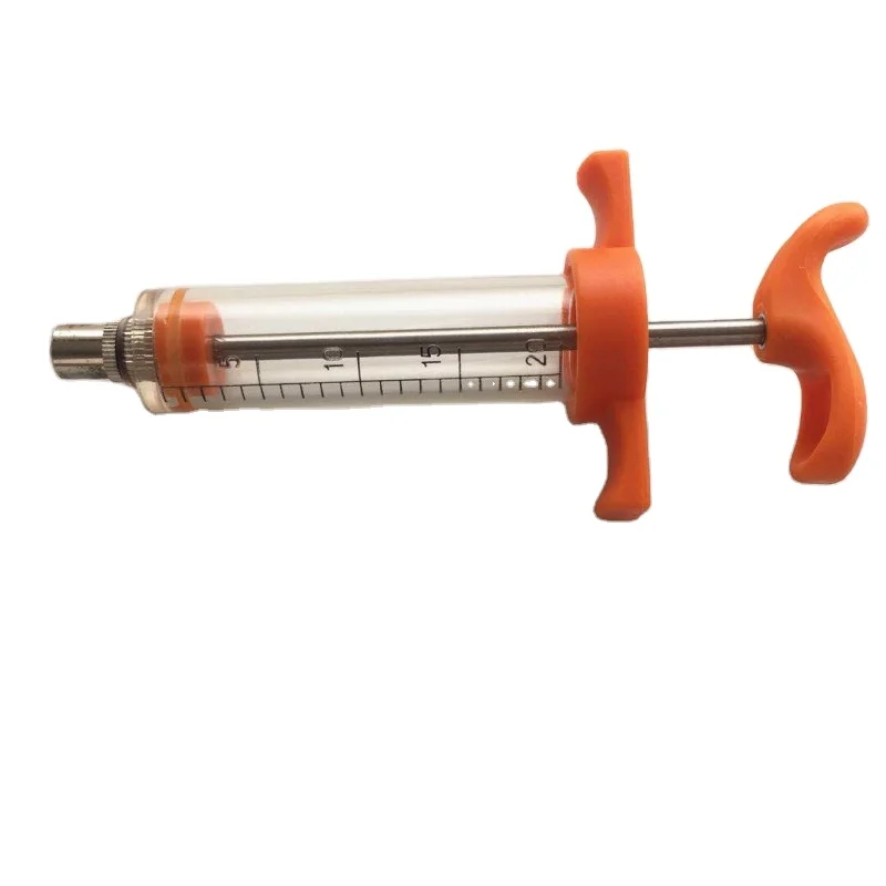 10ml veterinary transparent syringe with durable tpx plastic material