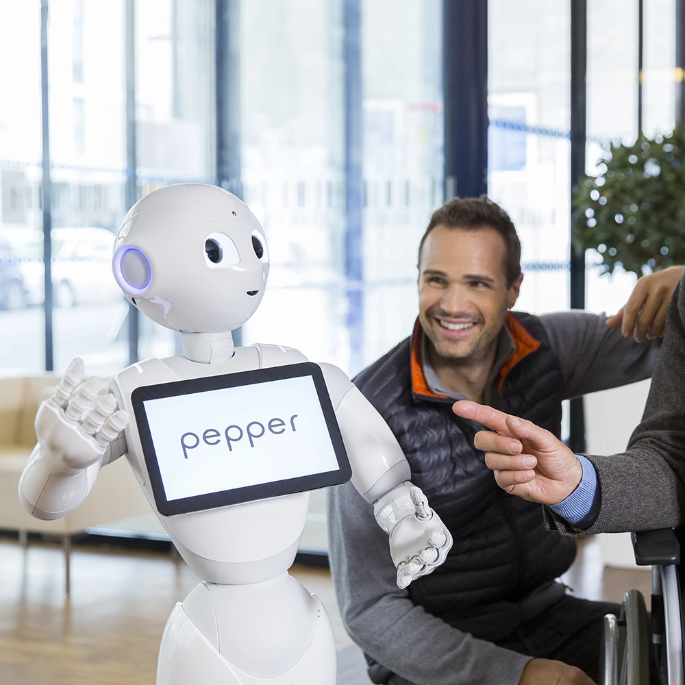 SoftBank Robotics Smart Humanoid Robot Pepper, Programmable for Commercial and Education