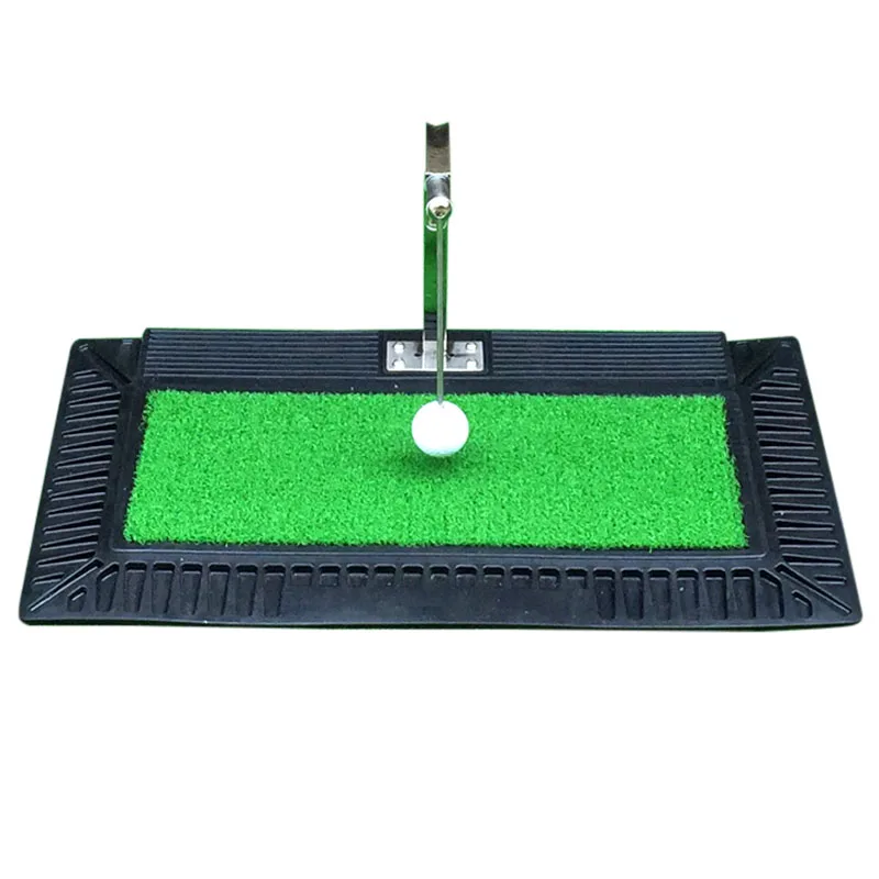 New arrival golf swing practice set with spinning ball swing trainer +hitting mat+rotation practice ball for indoor practice