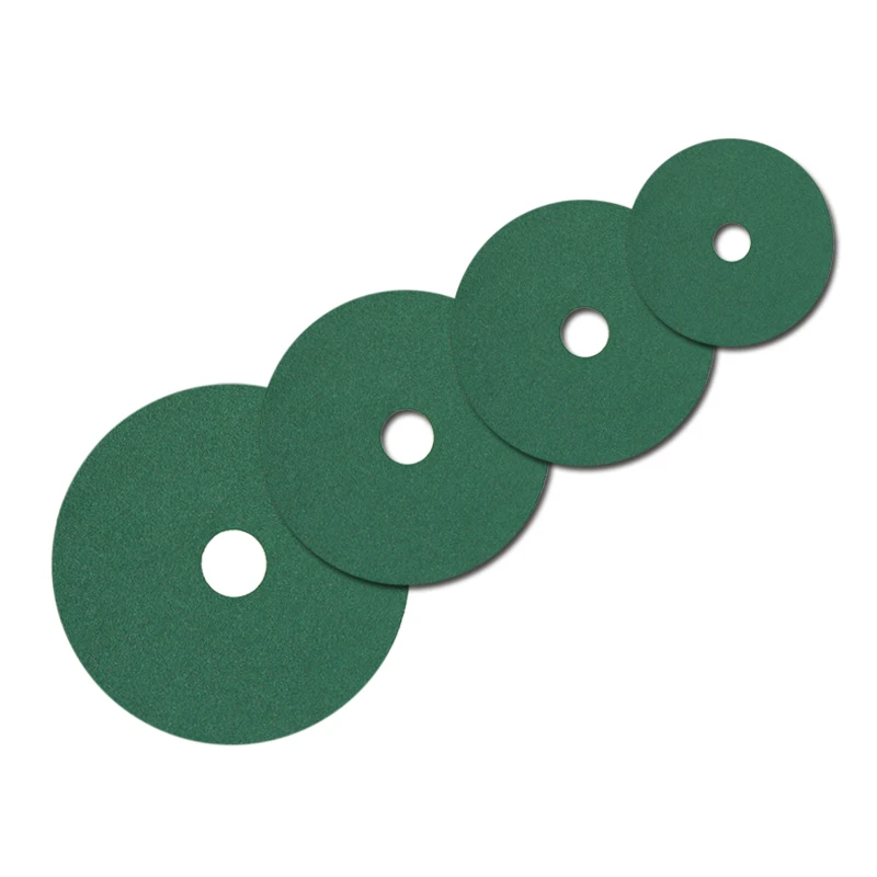 0.6mm 0.8mm 320 to 16 grit custom abrasive polishing fiber discs for metal