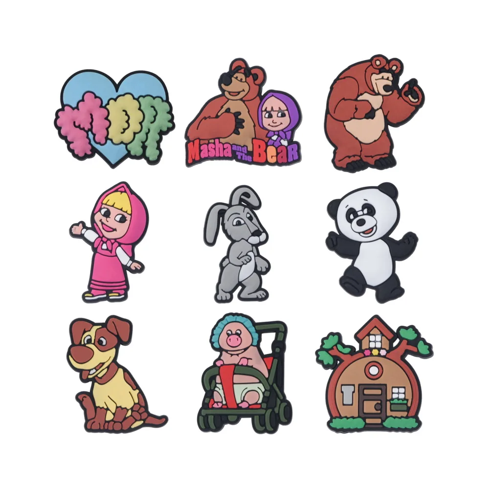 2023 оптовая продажа, Новое поступление, классические Мультяшные Кроксы для обуви, подвески из ПВХ коровьей серии, Кроксы, подвески