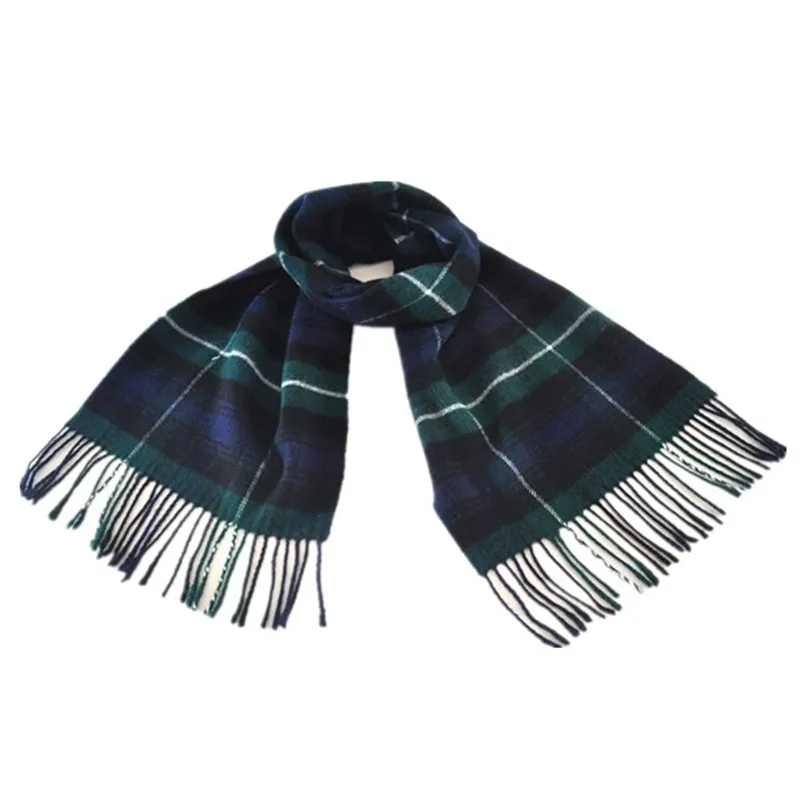 BLUE PHOENIX stretch scarf tartan cashmere feel 100 acrylic hot sale winter men puffer scarf vintage wholesale musliN