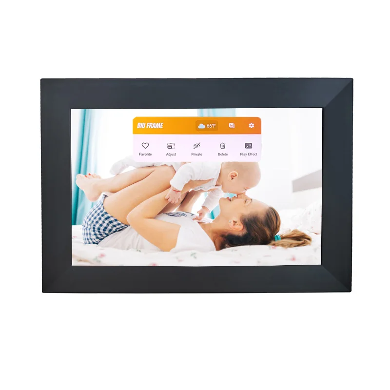 10.1 inch Biu Frame Wifi Touch Screen Nft Display Video Digital Frame