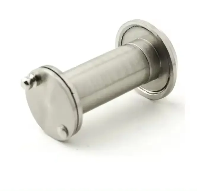 Visual Monitor Heavy Duty Pure Copper Peep Holes For Door With Privacy Cover
