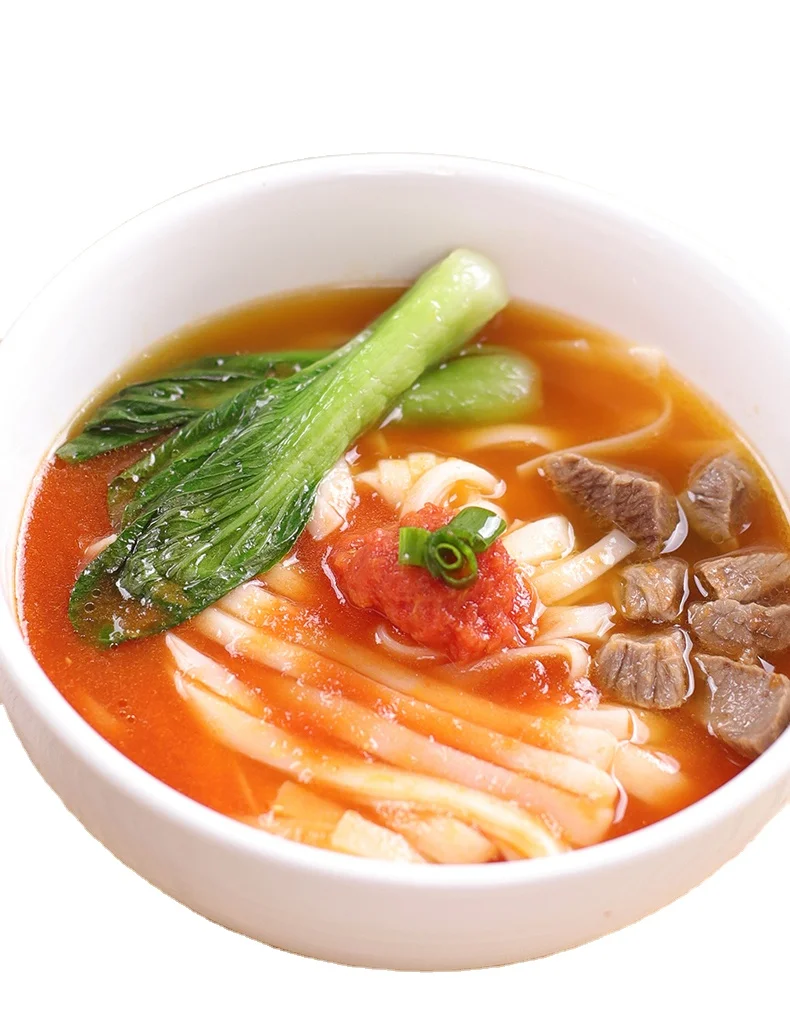 Tomato beef brisket noodles hand-hung noodles with ingredients boxed noodles