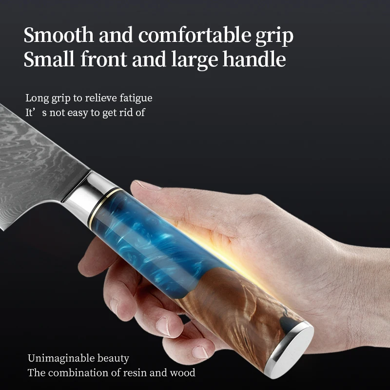 VG-10 Damascus Steel Cooking Knives set High Carbon Stainless Steel Kitchen Knife Set Chefs Knife