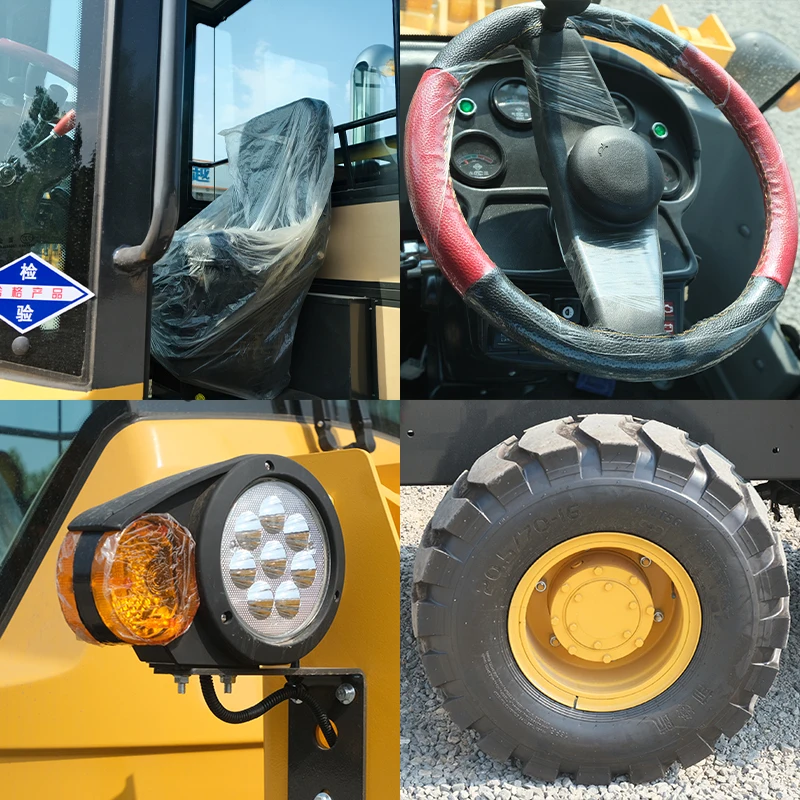 LTMG Chinese Manufacturer Wheel Loader 0.8Ton 1Ton 2ton 2.5ton 3m Lifting Cheap Factory Outlet Loader For Sale