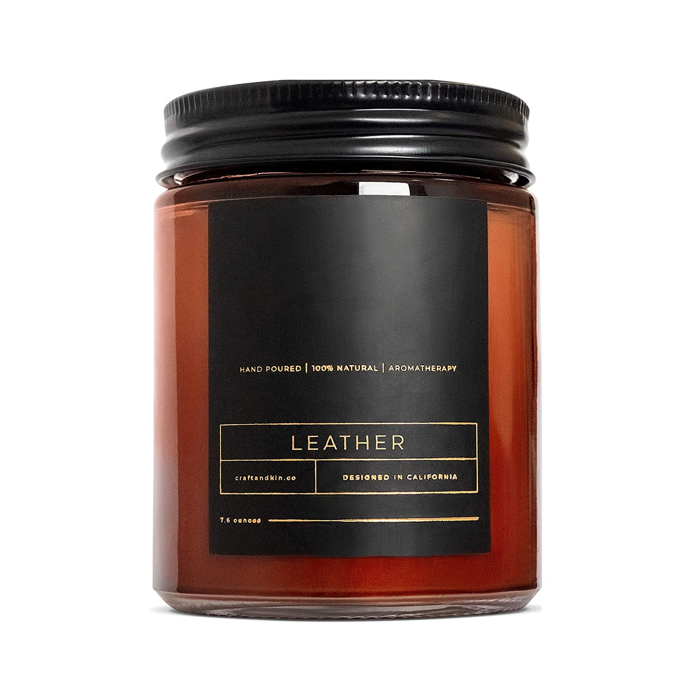 Factory supplier best reviewed Multi-Fragrance luxury wood wick natural soy wax leather scent scented candles