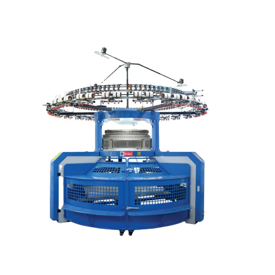 WANBAO Double Jersey  Circular Knitting Machines Double Knit Weft Fabric Cloth Making Machine