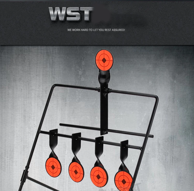Stainless steel target shooting accessories hot selling explosive shooting practice target folding easy target