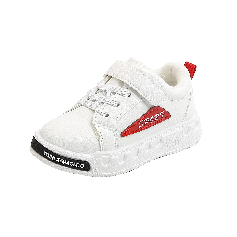 New 2020 autumn winter kids shoes warm cotton seankers boys girls plus velvet children shoes