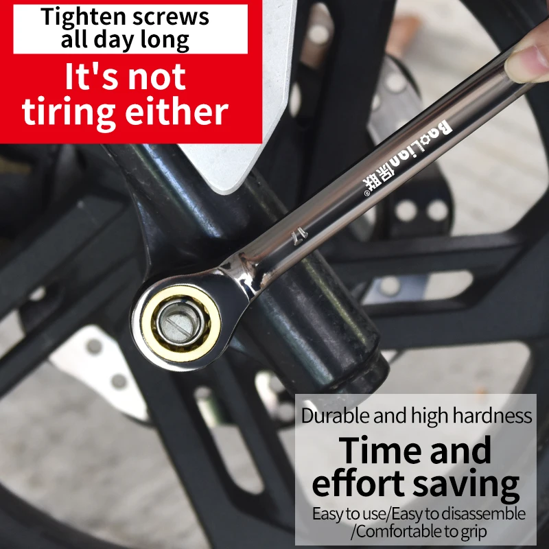 Ratchet wrench Set Open End Metric Combination Spanners Car Repair Tool Combination Torque Wrench Set in Bags