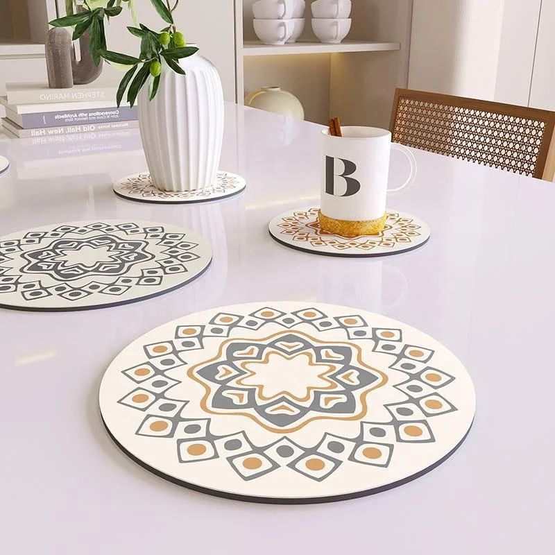 Wholesale ceramic heat resistant table MATS and coasters kitchen