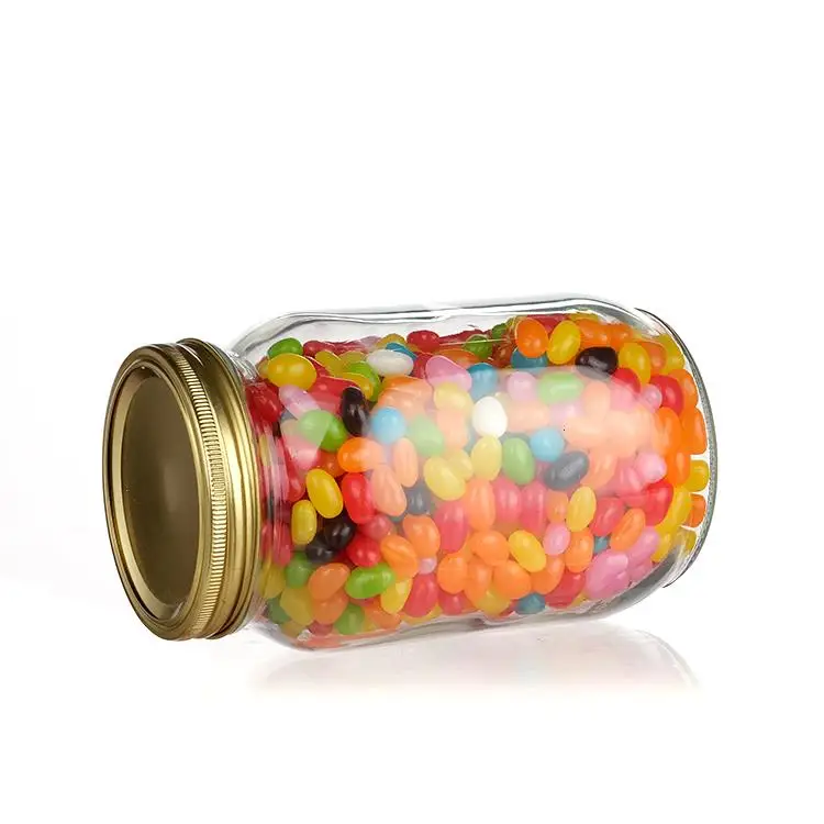 Manufacturer Wholesale Mason Jars 8oz 12oz 16oz Custom Mason Jars 32oz Wide Mouth