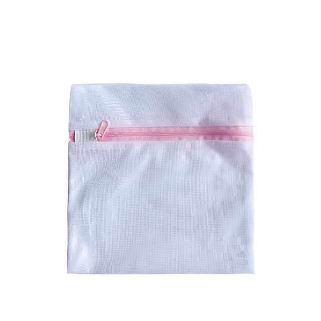 Reusable Mesh Pouch Washing Machine Laundry Mesh Bag Wash Bag pink Laundry Bag