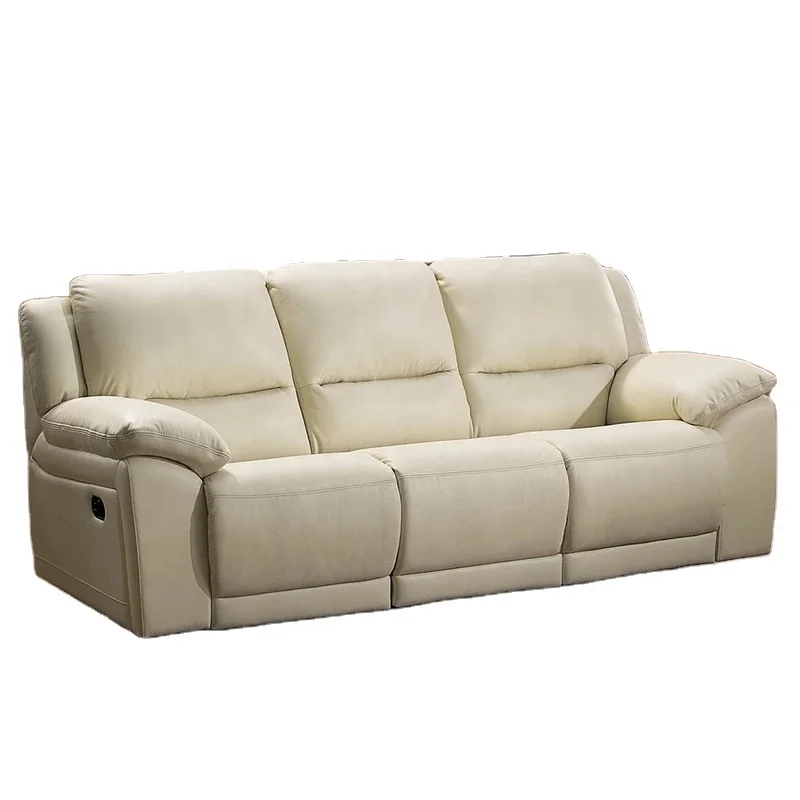 Белый верхний кожаный современный диван комфорт Макс мебель для дома откидной диван