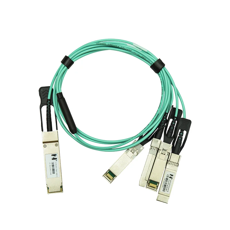 40G Высокоскоростная передача QSFP 1 точка 4 SFP Штабелируемая линия прямого подключения OM3 оптический кабель AOC