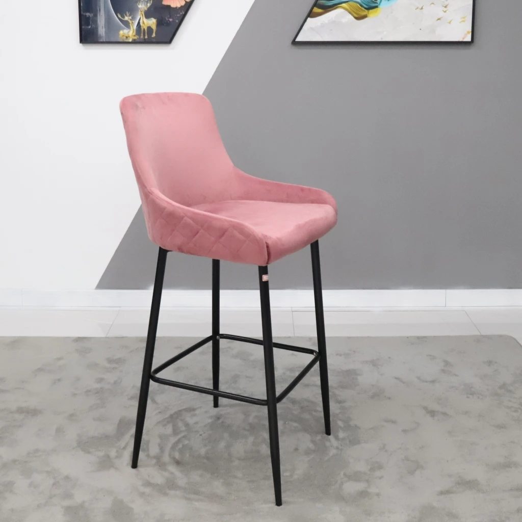 Hot Product Customized High Counter Chair With Soft Pad high bar stool for the Home kitchen bar store and coffee shop