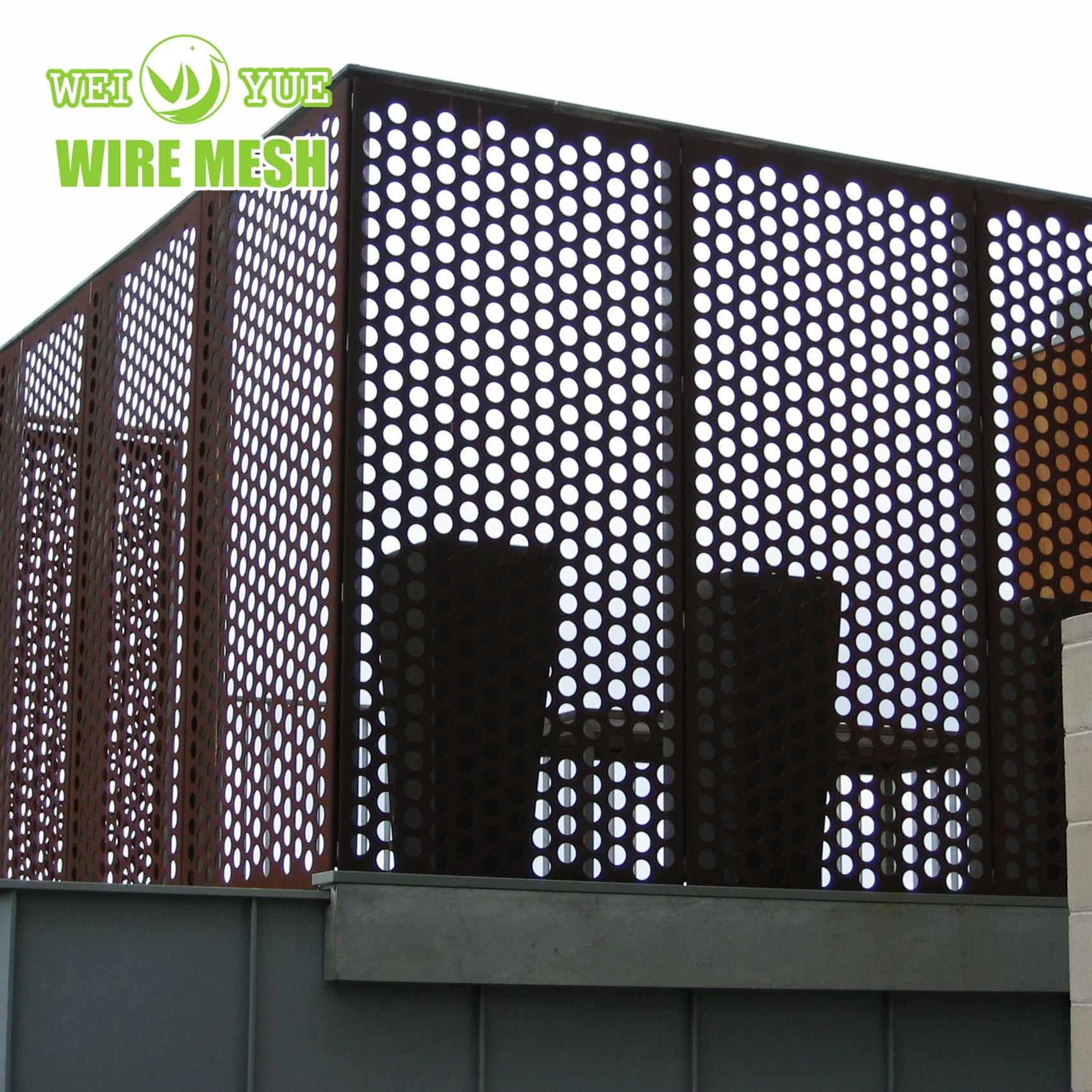 ISO Certification 304 and 316 Stainless Steel Round/Hexagonal Hole Perforated Building Metal Sheet