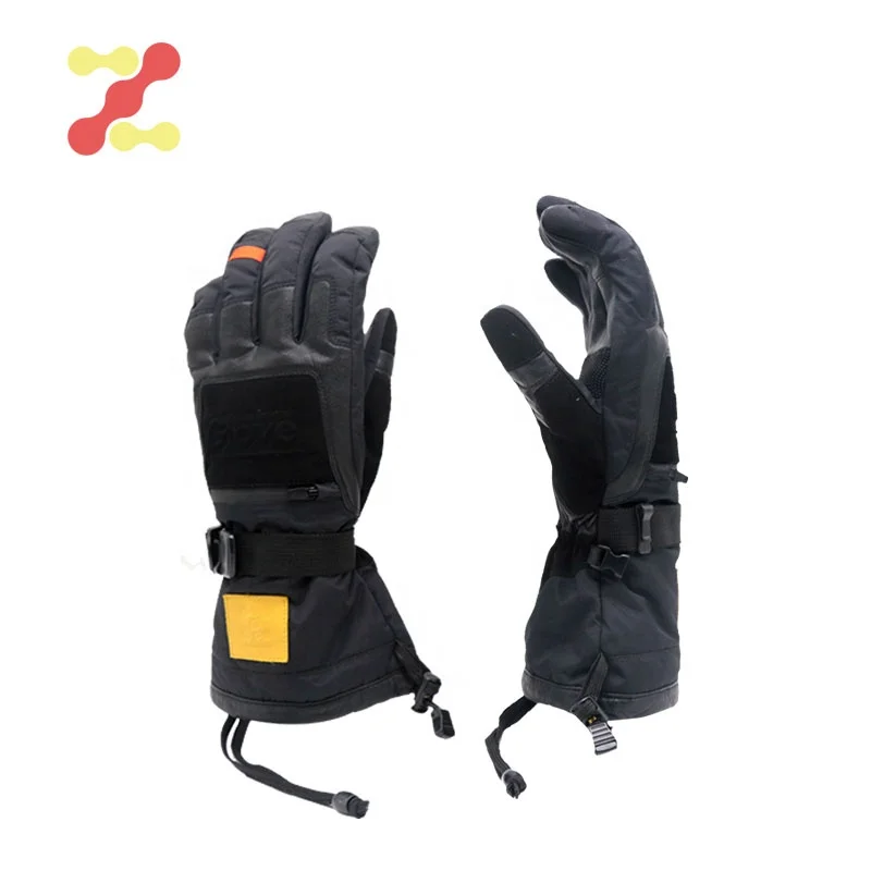 High Quality  Cold Weather Touchscreen Snowmobile Skiing Warm Hand Gloves Leather Winter Ski Gloves