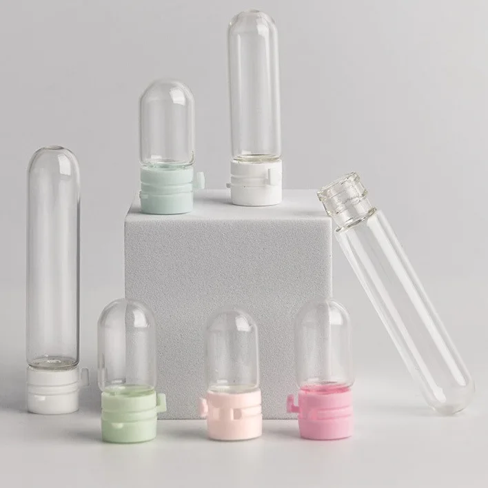 Spot round bottom bulb  medicine beauty eye cream bottle Ann bottle transparent Celine bayonet bottle