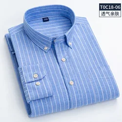 CASUAL COTTON LINEN SHIRTS MEN SLIM FIT DRESS SHIRT DROP 2023 WHOLESALE NEW LONG SLEEVE PLAID SHIRTS FOR MEN