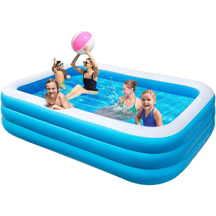 Unique 3-Ring Inflatable Swimming Pool for Kids and Adults New Design Outdoor Pond Pool & Accessories