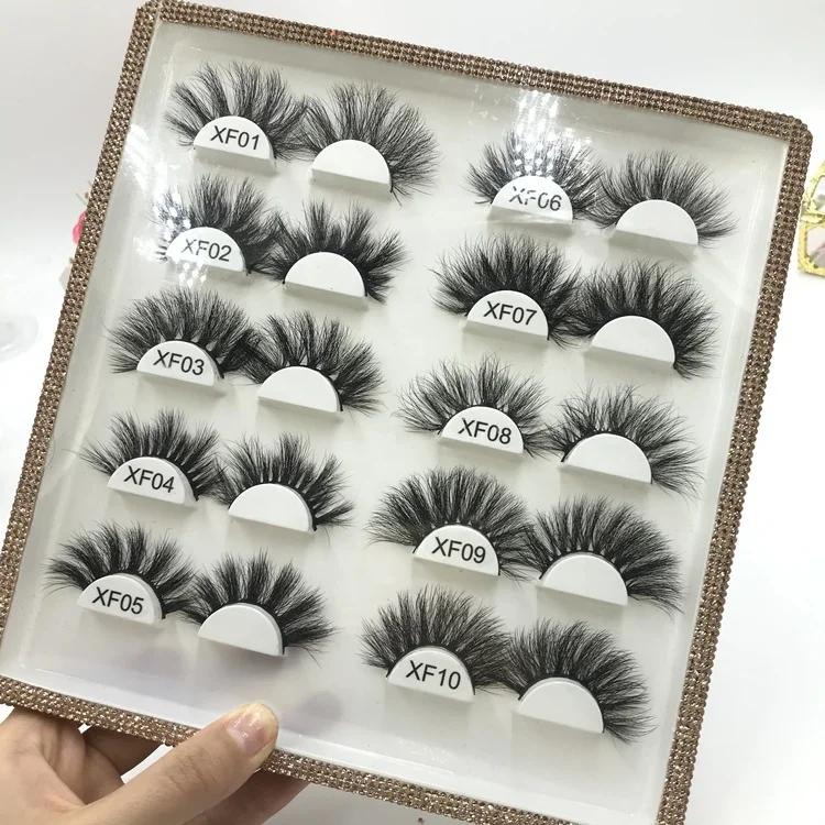 Lashes3d оптовый поставщик 25 мм ресницы 3d норковые с упаковкой для