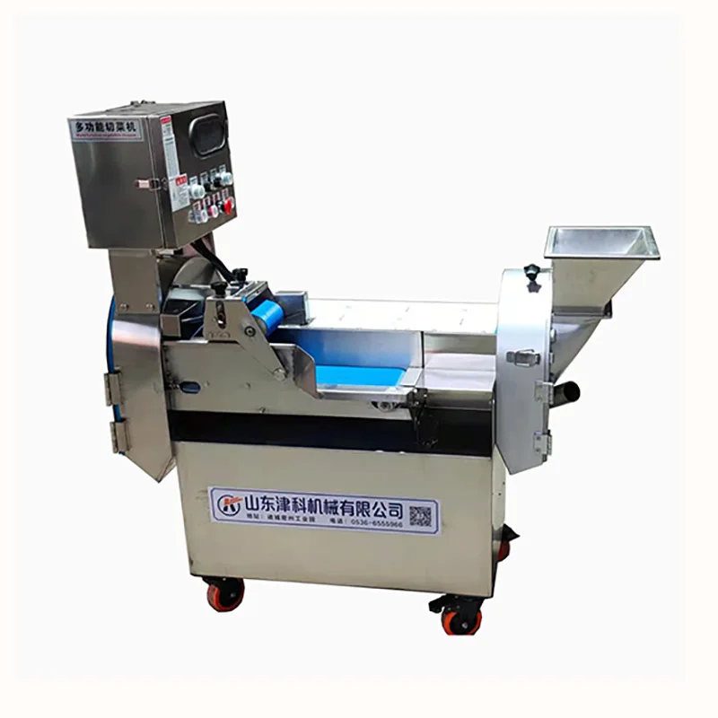 commercial vegetable fruit cutter machine Multi-function dicephalous vegetable cutter sweet potatoes bamboo shoot onion cutting
