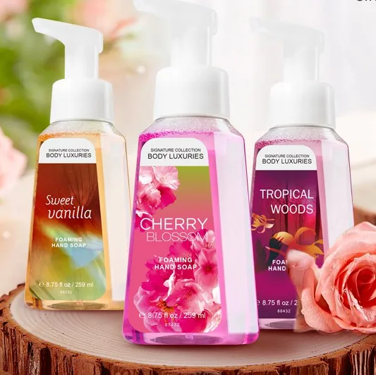 High quality hand wash liquid soap skin care foam hand wash perfume moisturizing hand soap liquid