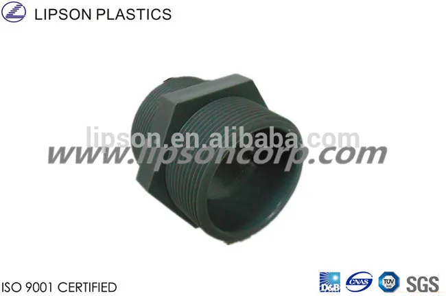 PVC Fittings Socket Weld Nipple Double Thread Pipe Nipple
