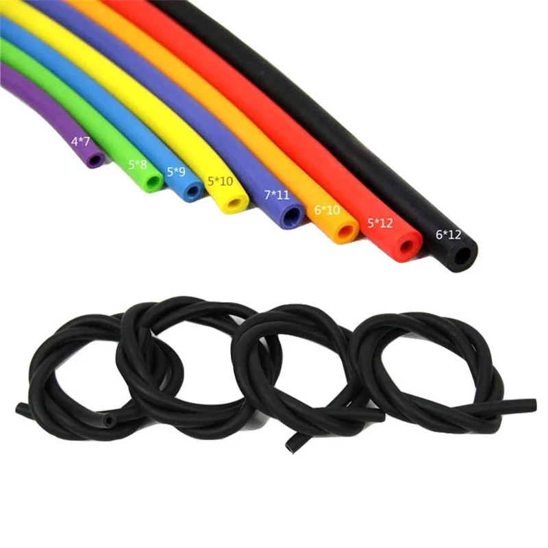 Colored High Elasticity Dipped Latex Rubber Tube, Slingshot Rubber, Latex Tubing