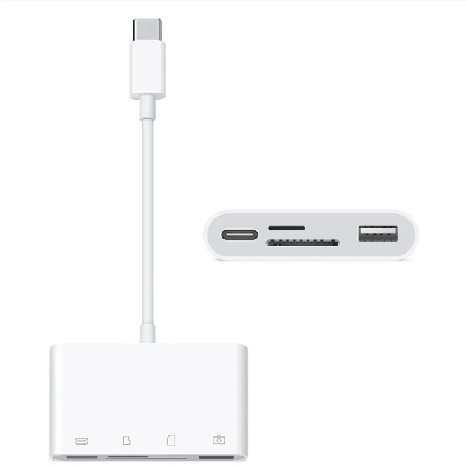 
Type-C To USB SD TF Card Reader Adapter 4-In-1USB C Extended Mobile Phone Laptop OTG Adapter Adaptor 