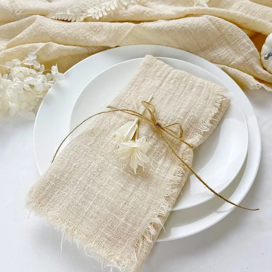 Хлопковая марлевая салфетка, салфетка с ржавчиной, салфетка из белой сырной ткани, салфетки