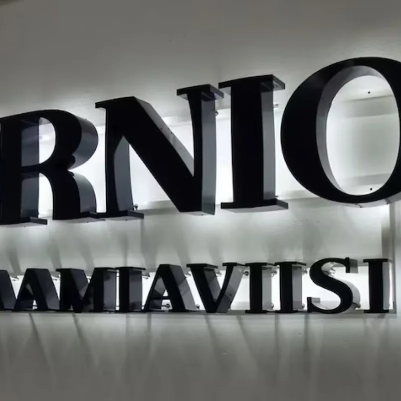 Acrylic Backlit Letter Signs Outdoor Led Advertising 3d Channel Letter Lights Electronic Sign