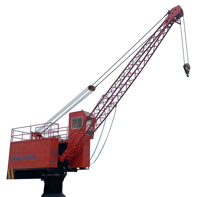 For Sale Seaport Offshore  Deck Crane Truss Boom Pedestal Crane offshore Platform Crane