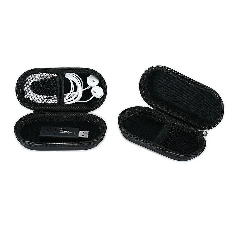Индивидуальный дизайн сумка для наушников eva хранения пользовательская овальная коробка 3c цифровая продукция USB-флеш-накопитель кабель передачи данных box