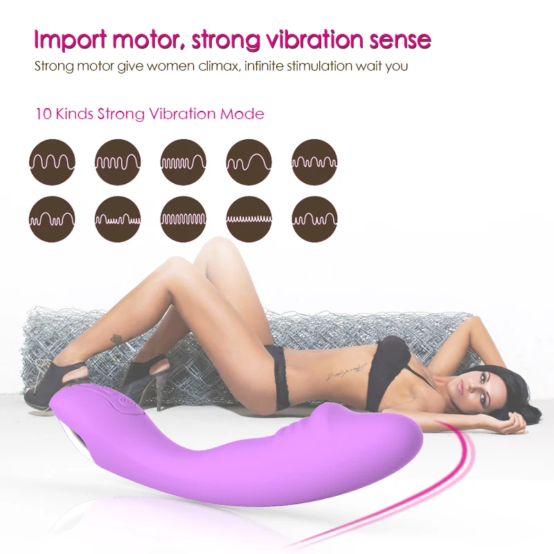 Вибратор G-Spot для женщин 10 сильных вибраций фаллоимитатор Стимулятор клитора влагалища