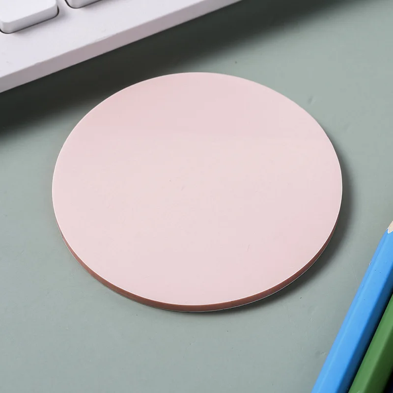 New Translucent Stationery Sticky Notes Wholesale Circle Transparent Sticky Notes