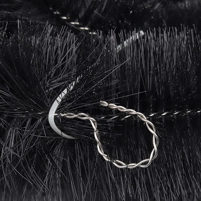 Factory Supply 4m Long Garden Rain Gutter Leaf Guard Brush with PP anti UV bristle