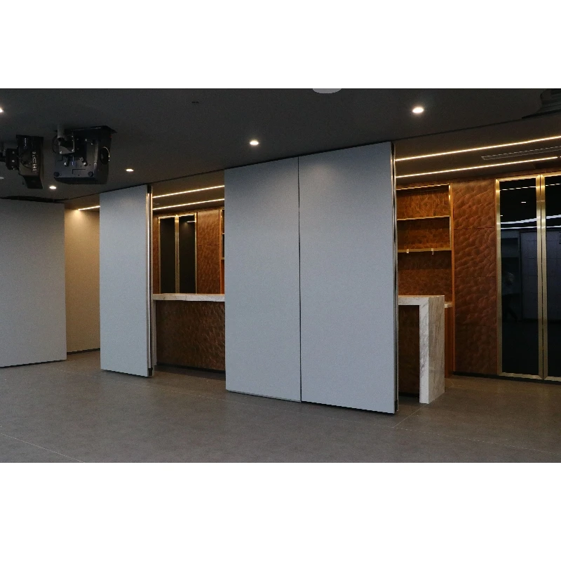 Office Divider Automatic Partition Wall Movable With Partition Door Electrical MDF Wall Panel LED Screens Room Dividers