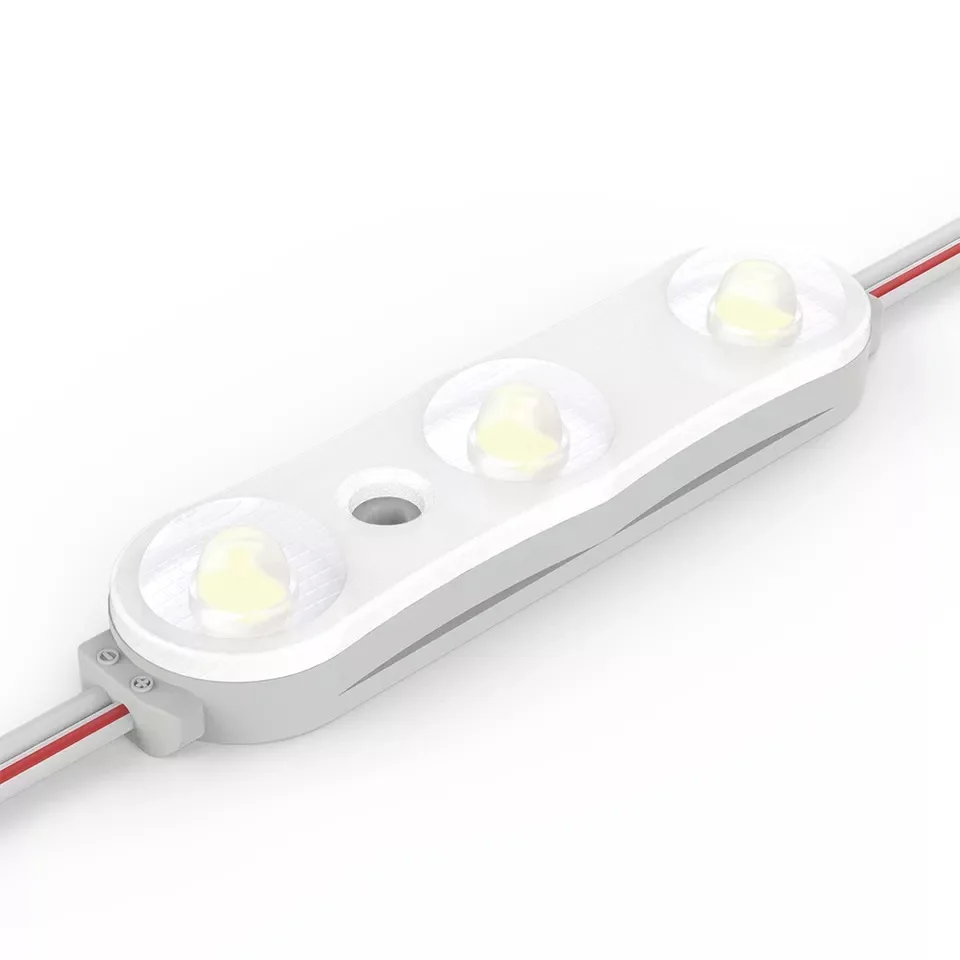 2835 LED Module 3 Chip High Power 1.2W 1.5W Mini LED Module Warm White IP67 Waterproof for Outdoor Advertising Light Box