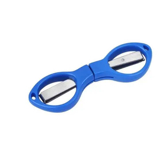 Embroidery Needlework  Sewing Folding Scissors Fishing Line Scissors Sewing Tools Plastic Handle Needlework Scissors
