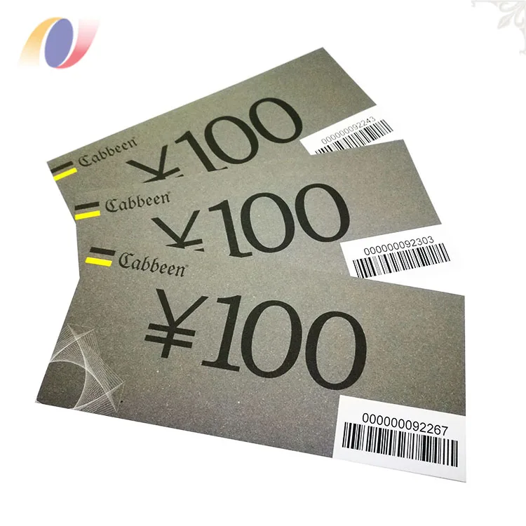 Customized Printing Paper Offset Printing Greeting Card Postcards Vouchers Cards with Logo