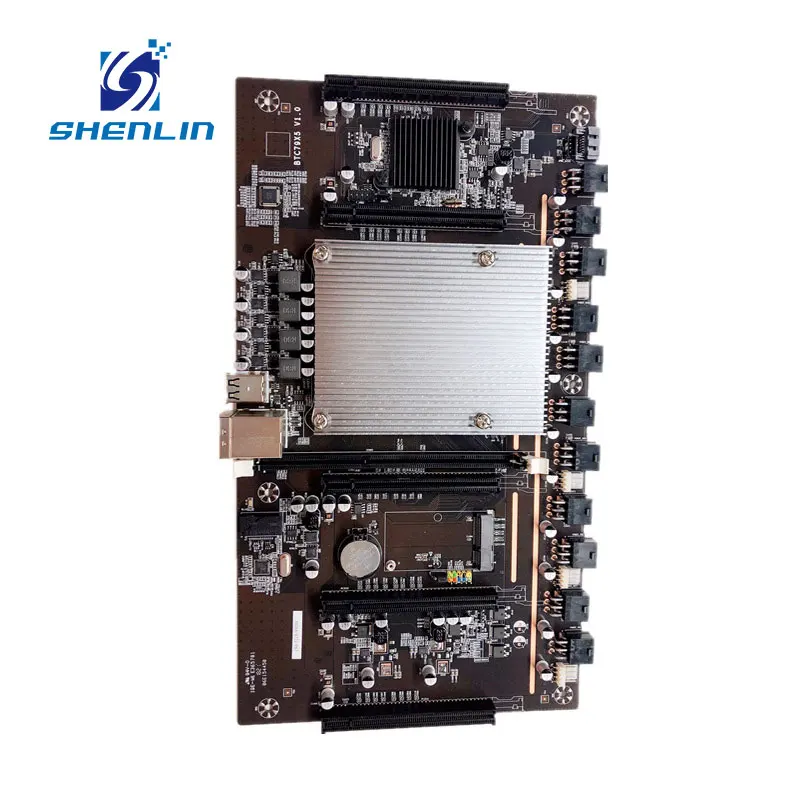  Оптовая цена материнская плата для майнинга Etherum 5 gpu 65 мм доплата экспертная без
